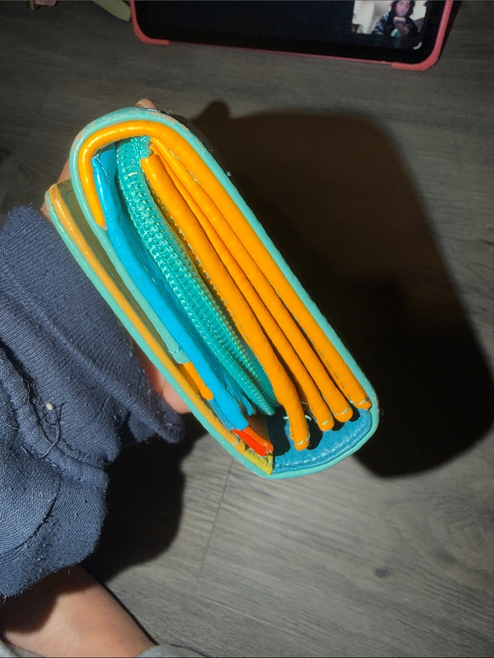 Vera Pelle Mint Zip-Around Leather Wallet multicolor (gorgeous) - Picture 3 of 5